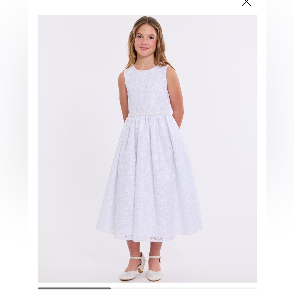 Bonnie Jean
Big Girls Sequin Lace Ballerina Communion Dress